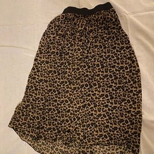 Rachel Zoe Leopard Skirt
